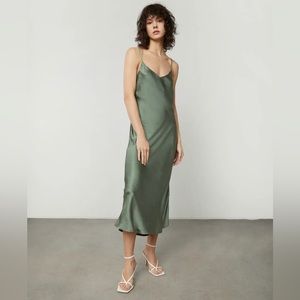 Oak + Fort Midi Slip Dress